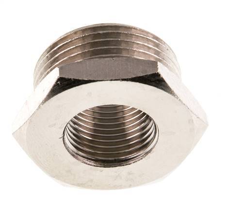 G 3/8'' x G 3/4'' F/M Nickel plated Brass Reducing Ring 16 Bar [2 Pieces]