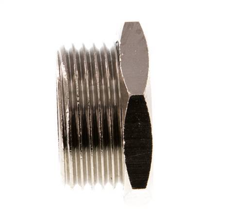 G 3/8'' x G 3/4'' F/M Nickel plated Brass Reducing Ring 16 Bar [2 Pieces]