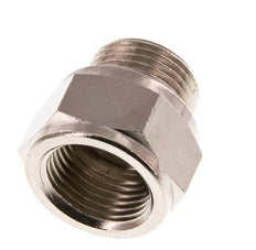 G 3/8'' F/M Nickel plated Brass Extension 16 Bar - 14 mm [2 Pieces]