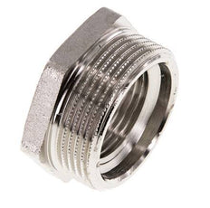 G 1'' x G 1 1/2'' F/M Anillo reductor de latón niquelado 16 Bar