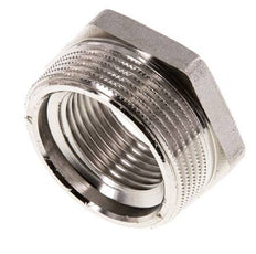 G 1'' x G 1 1/2'' F/M Anillo reductor de latón niquelado 16 Bar