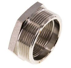 G 1 1/2'' x G 2'' F/M Anillo reductor de latón niquelado 16 Bar