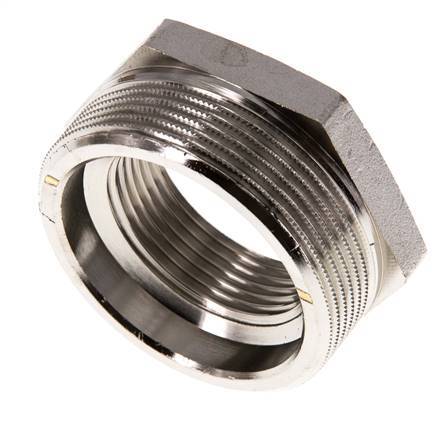 G 1 1/4'' x G 2'' F/M Anillo reductor de latón niquelado 16 Bar