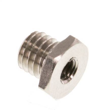 M3 x M5 F/M Nickel plated Brass Reducing Ring 16 Bar [2 Pieces]