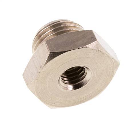 M5 x G 1/8'' F/M Nickel plated Brass Reducing Ring 16 Bar [10 Pieces]