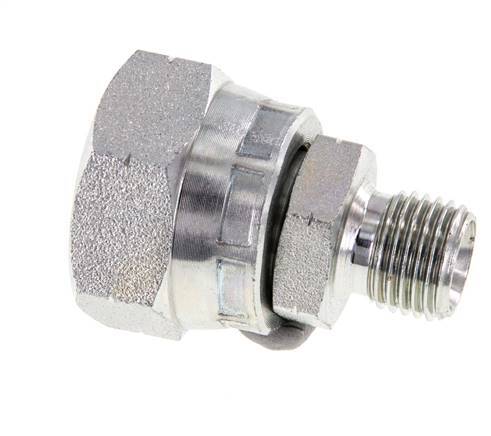 G 1/2'' x G 1/4'' F/M Adaptador reductor de acero galvanizado 300 Bar - Hidráulico