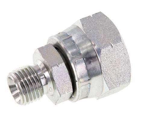 G 1/2'' x G 1/4'' F/M Adaptador reductor de acero galvanizado 300 Bar - Hidráulico