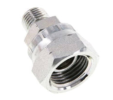 G 1/2'' x G 1/4'' F/M Adaptador reductor de acero galvanizado 300 Bar - Hidráulico