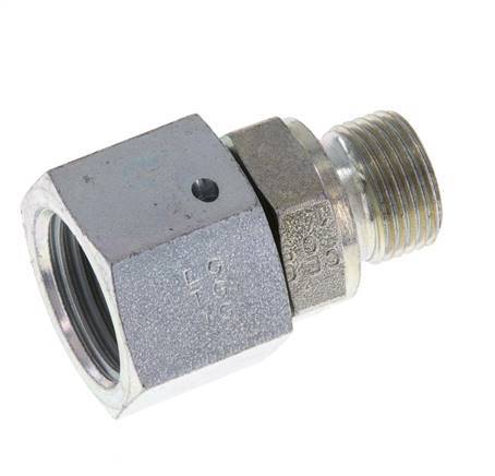 G 1/2'' x G 3/8'' F/M Adaptador Reductor de Acero Cincado 300 Bar - Hidráulico