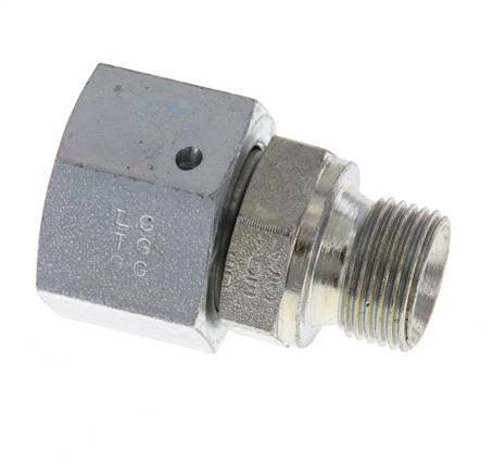 G 1/2'' x G 3/8'' F/M Adaptador Reductor de Acero Cincado 300 Bar - Hidráulico