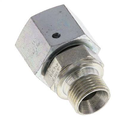 G 1/2'' x G 3/8'' F/M Adaptador Reductor de Acero Cincado 300 Bar - Hidráulico