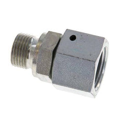 G 1/2'' x G 3/8'' F/M Adaptador Reductor de Acero Cincado 300 Bar - Hidráulico