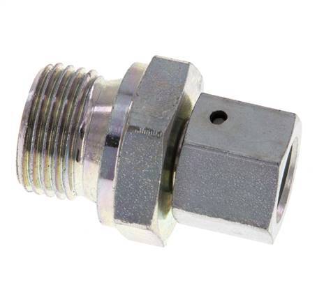 G 1/4'' x G 1/2'' F/M Adaptador reductor de acero galvanizado 350 Bar - Hidráulico