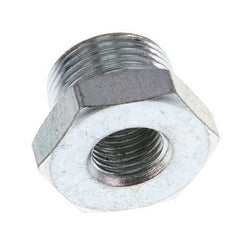 G 1/4'' x M22x1,5 F/M Anillo reductor de acero cincado 250 Bar - Hidráulico