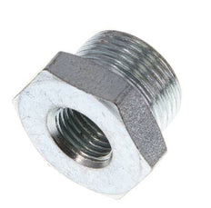 G 1/4'' x M22x1,5 F/M Anillo reductor de acero cincado 250 Bar - Hidráulico