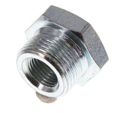 G 1/4'' x M22x1,5 F/M Anillo reductor de acero cincado 250 Bar - Hidráulico