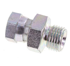 G 1/8'' x G 1/4'' F/M Adaptador reductor de acero cincado 350 Bar - Hidráulico