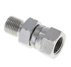 G 1/8'' F/M Adaptador reductor de acero galvanizado 400 Bar - Hidráulico