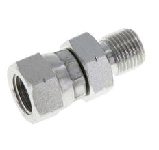 G 1/8'' F/M Adaptador reductor de acero galvanizado 400 Bar - Hidráulico