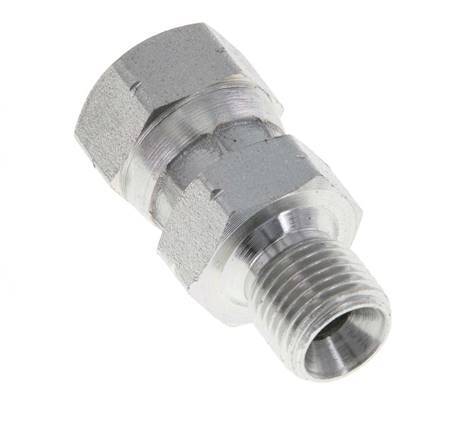 G 1/8'' F/M Adaptador reductor de acero galvanizado 400 Bar - Hidráulico