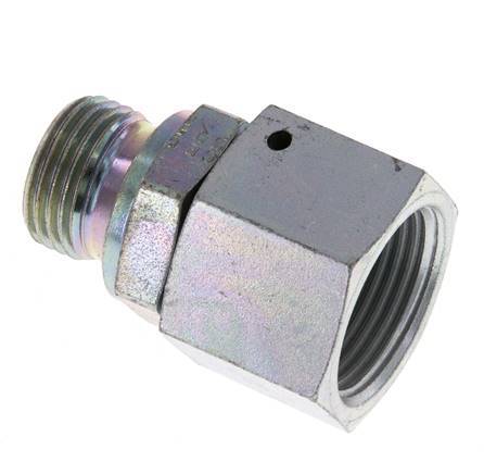 G 3/4'' x G 1/2'' F/M Adaptador reductor de acero galvanizado 175 Bar - Hidráulico