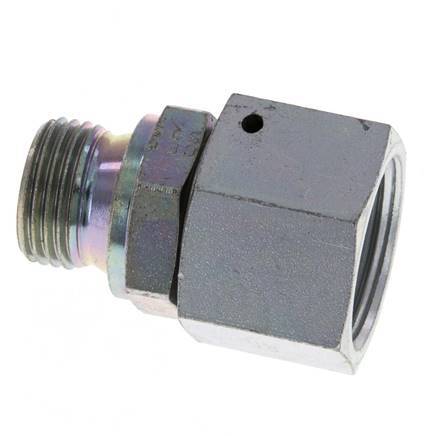 G 3/4'' x G 1/2'' F/M Adaptador reductor de acero galvanizado 175 Bar - Hidráulico