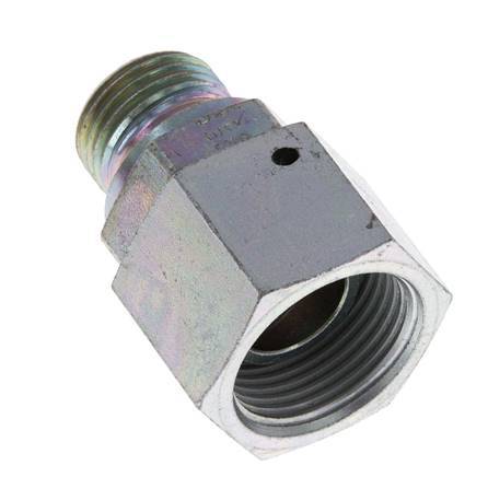 G 3/4'' x G 1/2'' F/M Adaptador reductor de acero galvanizado 175 Bar - Hidráulico