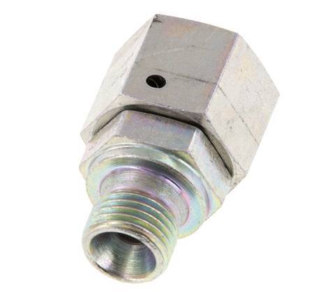 G 3/8'' x G 1/4'' F/M Adaptador reductor de acero cincado 350 Bar - Hidráulico