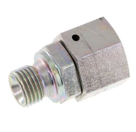 G 3/8'' x G 1/4'' F/M Adaptador reductor de acero cincado 350 Bar - Hidráulico