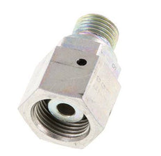 G 3/8'' x G 1/4'' F/M Adaptador reductor de acero cincado 350 Bar - Hidráulico