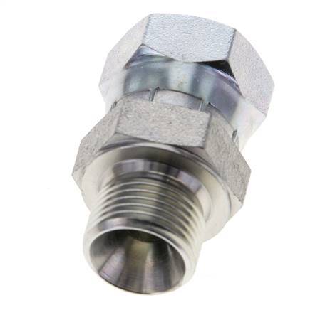 G 3/8'' F/M Adaptador Reductor de Acero Cincado 325 Bar - Hidráulico [2 Piezas]