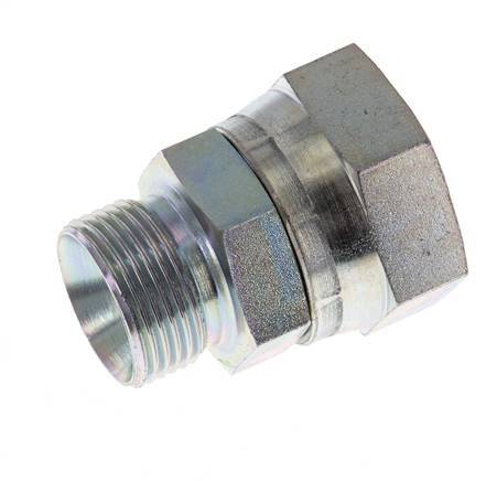 G 1'' x G 3/4'' F/M Adaptador reductor de acero galvanizado 150 Bar - Hidráulico
