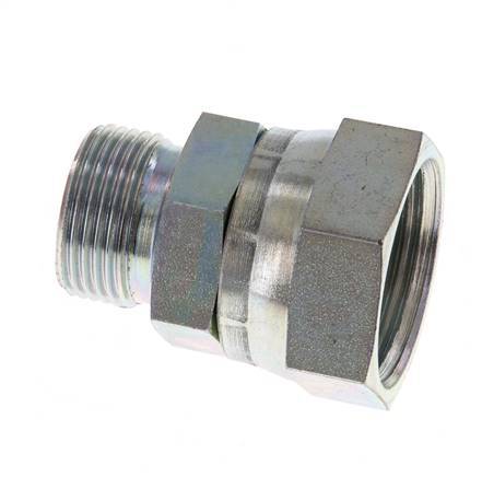 G 1'' x G 3/4'' F/M Adaptador reductor de acero galvanizado 150 Bar - Hidráulico