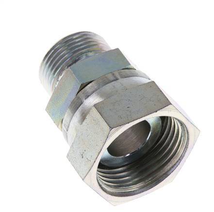 G 1'' x G 3/4'' F/M Adaptador reductor de acero galvanizado 150 Bar - Hidráulico