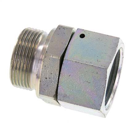 G 1 1/4'' F/M Adaptador Reductor de Acero Cincado 150 Bar - Hidráulico