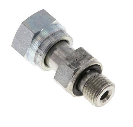 UN 11/16''-16 x G 1/4'' F/M Adaptador reductor de acero galvanizado ORFS 630 Bar - Hidráulico