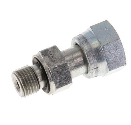 UN 11/16''-16 x G 1/4'' F/M Adaptador reductor de acero galvanizado ORFS 630 Bar - Hidráulico