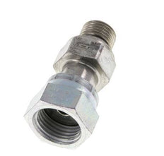 UN 11/16''-16 x G 1/4'' F/M Adaptador reductor de acero galvanizado ORFS 630 Bar - Hidráulico