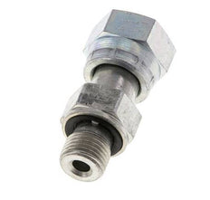 UN 11/16''-16 x G 1/4'' F/M Adaptador reductor de acero galvanizado ORFS 630 Bar - Hidráulico