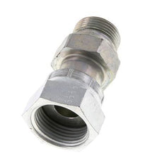 UN 1-3/16''-12 x G 3/4'' F/M Adaptador reductor de acero galvanizado ORFS 400 Bar - Hidráulico