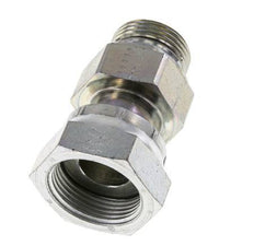 UN 1-7/16''-12 x G 1'' F/M Adaptador reductor de acero galvanizado ORFS 400 Bar - Hidráulico