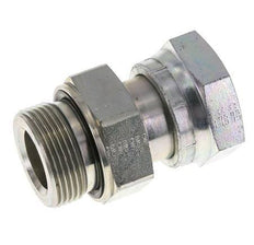 UN 1-11/16''-12 x G 1 1/4'' F/M Adaptador reductor de acero galvanizado ORFS 250 Bar - Hidráulico