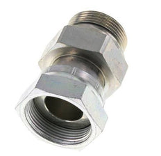 UN 1-11/16''-12 x G 1 1/4'' F/M Adaptador reductor de acero galvanizado ORFS 250 Bar - Hidráulico