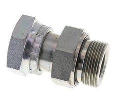 UN 1-11/16''-12 x G 1 1/4'' F/M Adaptador reductor de acero galvanizado ORFS 250 Bar - Hidráulico