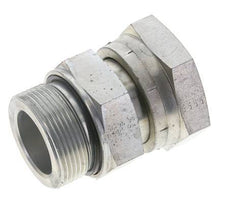 UN 2''-12 x G 1 1/2'' F/M Adaptador reductor de acero galvanizado ORFS 250 Bar - Hidráulico