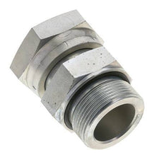 UN 2''-12 x G 1 1/2'' F/M Adaptador reductor de acero galvanizado ORFS 250 Bar - Hidráulico