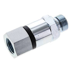 G 1/2'' F/M Junta giratoria de acero galvanizado 400 Bar - Hidráulica - Alta presión