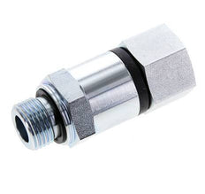 G 1/2'' F/M Junta giratoria de acero galvanizado 400 Bar - Hidráulica - Alta presión