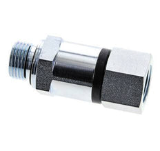 G 1/2'' F/M Junta giratoria de acero galvanizado 400 Bar - Hidráulica - Alta presión