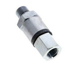 G 1/4'' F/M Junta giratoria de acero galvanizado 500 Bar - Hidráulica - Alta presión